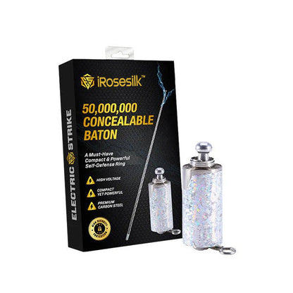 iRosesilk™ ElectricSpark 50,000,000 Volts Concealable Baton