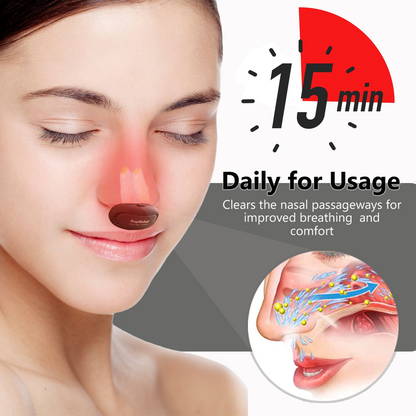 Oveallgo™ RespiRelief PRO Red Light Nasal Therapy Instrument