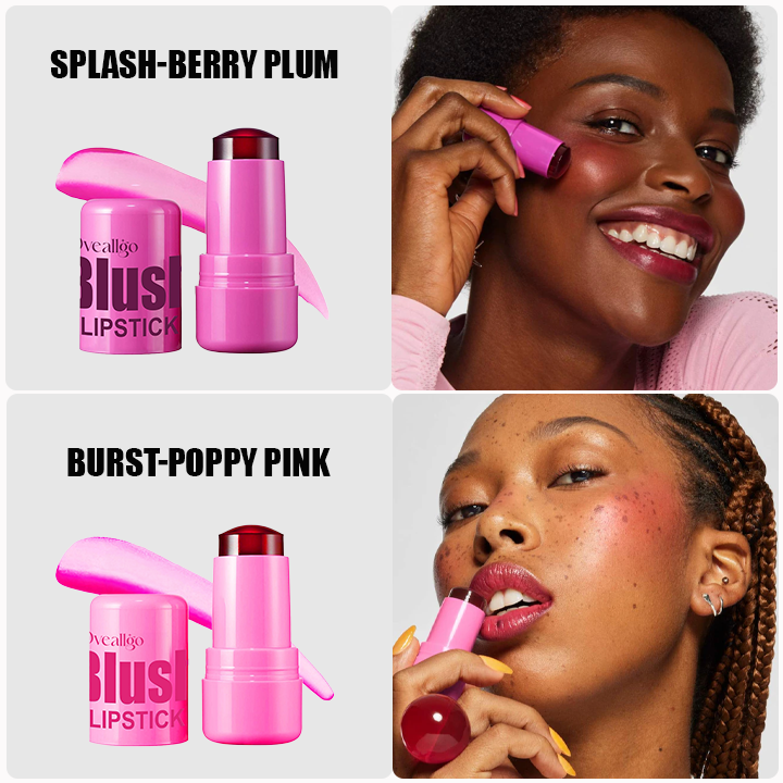 Oveallgo™ Jelly Tint Lip + Cheek Blush Stain