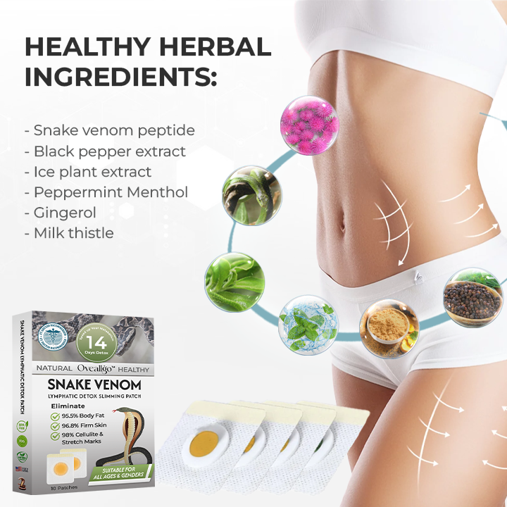 Oveallgo™ Snake Venom Lymphatic Detox Patch (For all lymphatic problems and obesity)