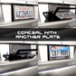 iRosesilk™ 3s Fast PlateFlipper Car License Plate Frame