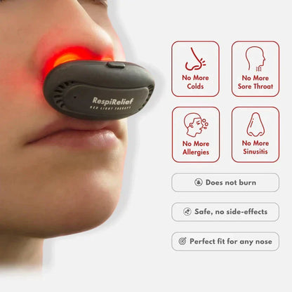 Oveallgo™ RespiRelief PRO Red Light Nasal Therapy Instrument