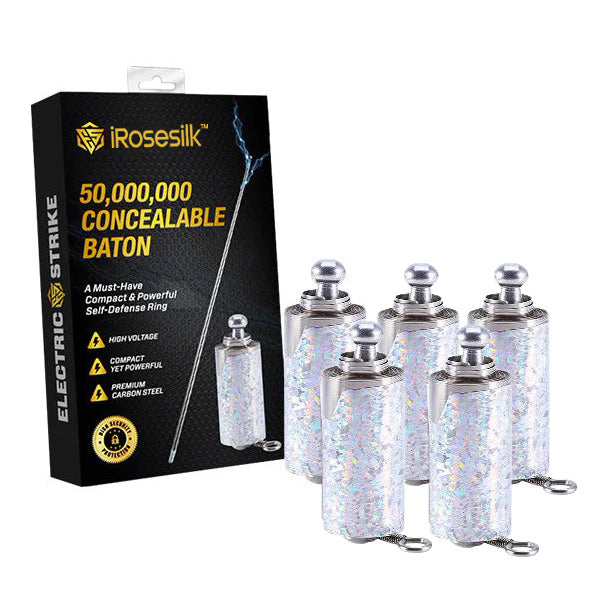 iRosesilk™ Ultra ElectricSpark 50,000,000 Volts Concealable Baton