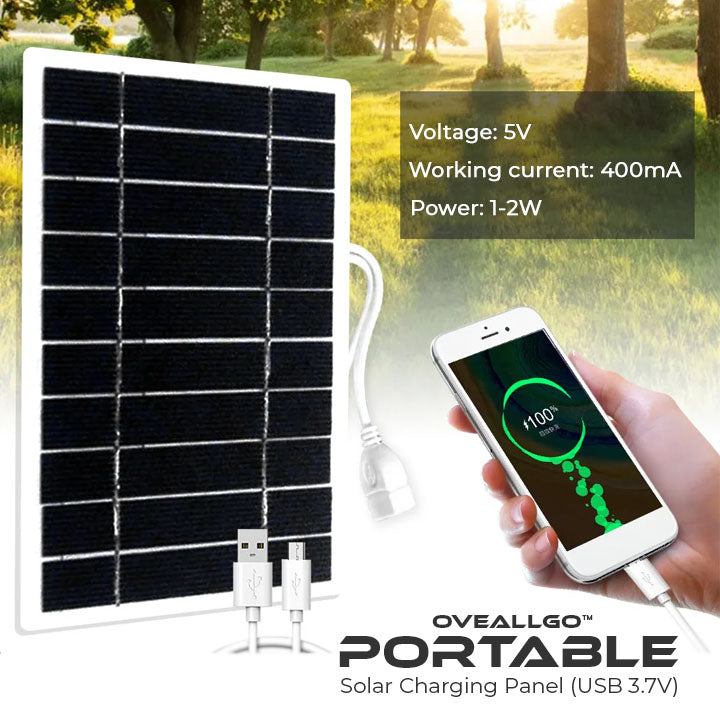 Oveallgo™ Portable Solar Charging Panel (USB 3.7V)