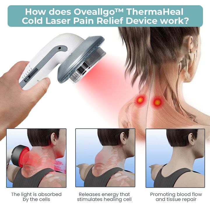 Oveallgo™ ThermaHeal Cold Laser Pain Relief Device