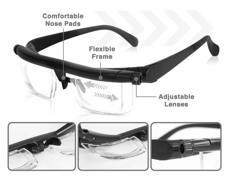 Oveallgo™ VisionShift Precision Adjustable Focus Reading Glasses
