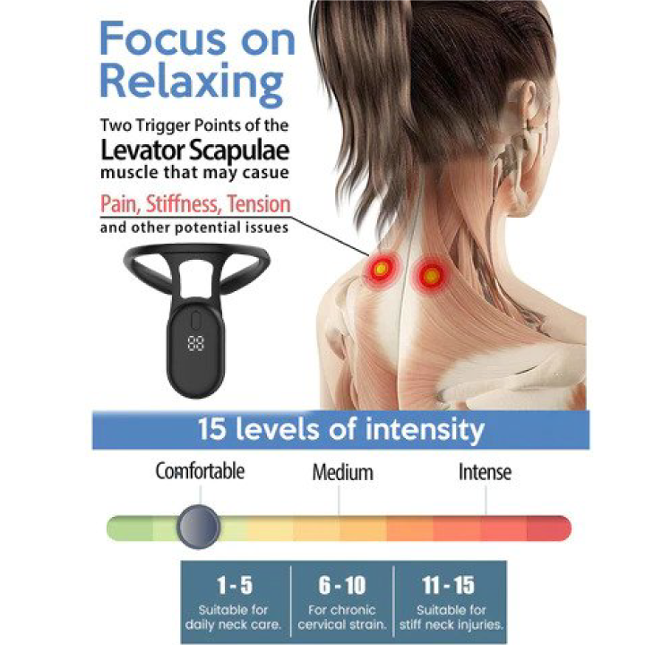Oveallgo™ Posture Fix Ultrasonic Vibration Neck Soother Device